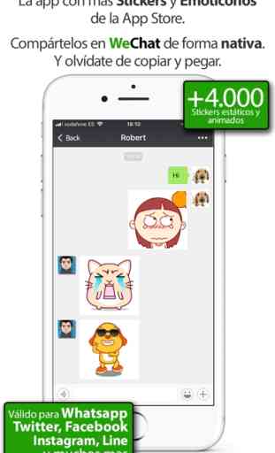 Stickers para WeChat 1