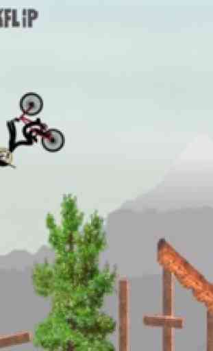 Stickman BMX Free - hill-top bike racing game-s 3