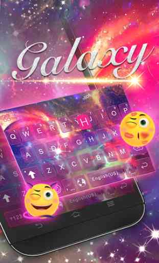 Tema de Teclado Dreamer Galaxy 2
