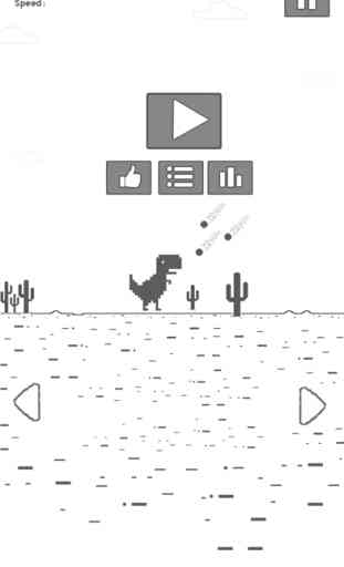 T- Rex Steve Endless Browser Game - Let the offline Dinosaur Run & jump 1