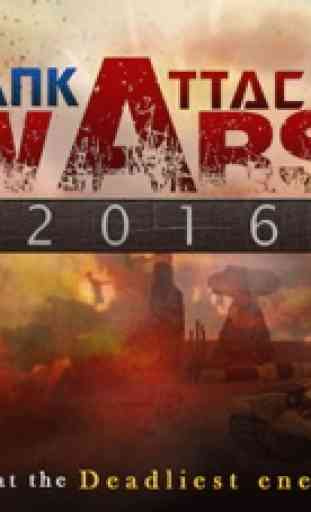 Tanque de Guerra Ataque 2016 - tanques en 3D juego de campo de batalla 1