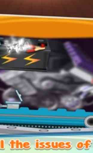 Taxi de lavado de coches simulador 2D - limpio y fijar automóvil en su garaje 3