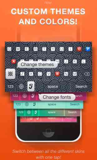 Textizer Font Keyboards Free - Fancy Keyboard themes with Fonts for iOS 8 2