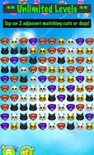 Toque en Perros y Gatos Gratis - Mejor Super Fun Rescue the Puzzle Pet Game (Tap Cats & Dogs Free - Best Super Fun Rescue the Pet Puzzle Game) 1
