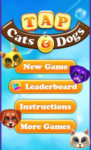 Toque en Perros y Gatos Gratis - Mejor Super Fun Rescue the Puzzle Pet Game (Tap Cats & Dogs Free - Best Super Fun Rescue the Pet Puzzle Game) 4