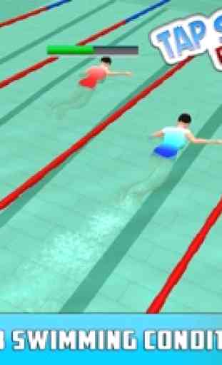 Natación de la natación del 3D 1