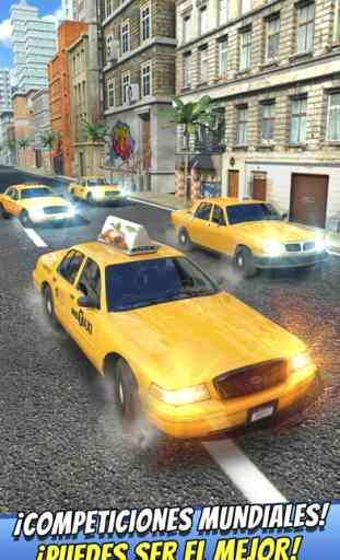 Taxi Racer . Crazy Cab Car Driver Simulation Racing Juego Gratis 3