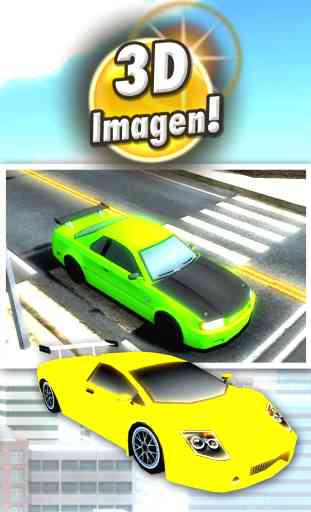 Autos de carrera - un colección de juegos de puzzle en 3D para los niños y adolescentes con una barra de la calle muscular y clásico modelo agotado coche de carreras 4