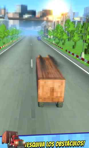 Truck Survival Block Games - Mine Juego de Camiones de Carreras Gratis 3D 2