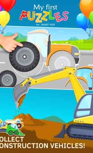 Puzzles de tractores para niños gratis 3