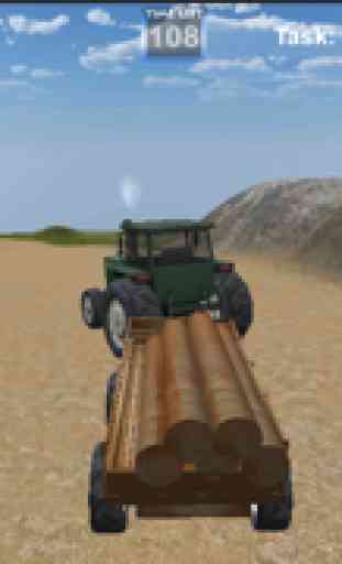 Tractor de granja Simulador 3D 2