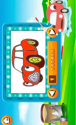 Vehículo Coloring Book - Todo en 1 coche Draw pintura y las páginas de color juegos para niños 2