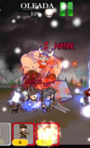 Vikingo Guerrero vs Zombie Defensa ACT TD - Guerra del caos Versión de Plata 1