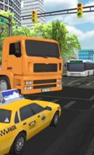 Última camión Transporte de coches Remolque Sim 3