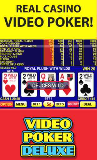 Video Poker Deluxe Casino 1