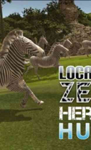 Cazador cebra simulador salvajes - cazan animales en este juego de simulación de la selva 2