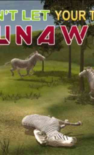 Cazador cebra simulador salvajes - cazan animales en este juego de simulación de la selva 4