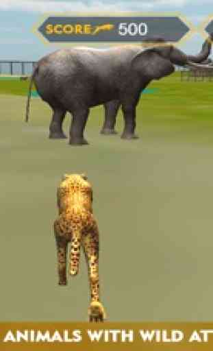 Fauna simulador ataque guepardo 3D - perseguir los animales salvajes, cazan en esta aventura de safari 1