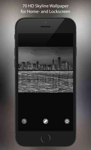 Fondo de pantalla de alta definición del horizonte: fotos bella ciudad de pantalla de inicio y Lockscreen 2