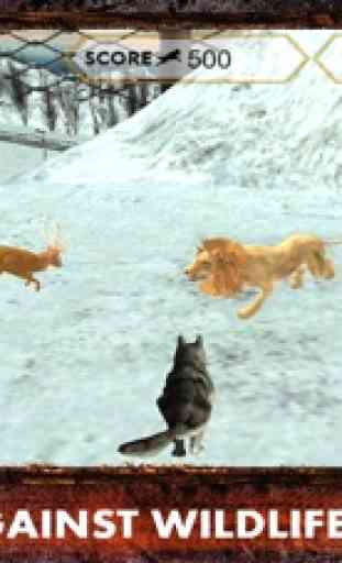 Salvaje simulador ataque lobo 3D - Vive la vida de un alfa y tomar venganza por tu clan 1