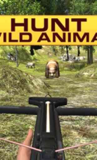 3D Salvaje caza - Bow flecha juego cazador de animales 2