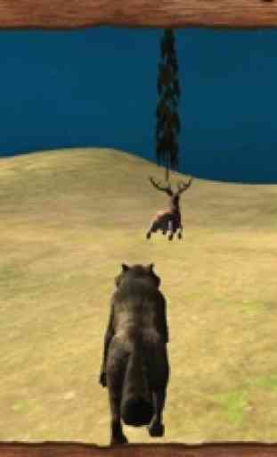 Ataque salvaje del lobo Simulador 3D 2