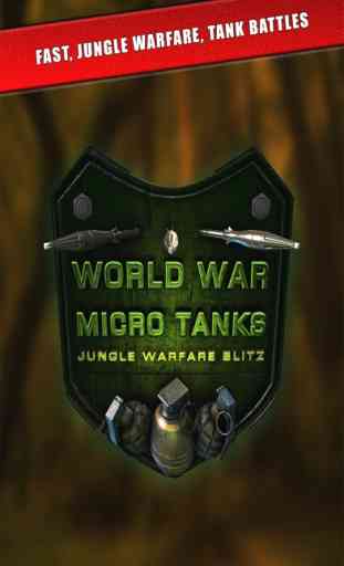 Tanques de Micro Guerra Mundial - Guerra de la Selva Blitz 1