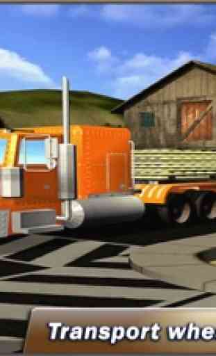 Trigo camión transportador de bolsas - simulador 1