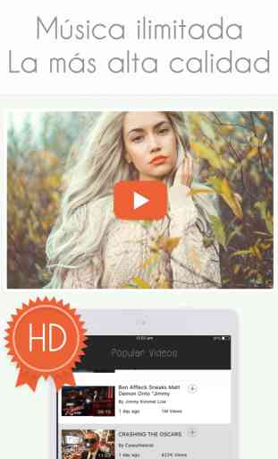 Wouptube - Reproductor de vídeo música gratis para Youtube HD 4