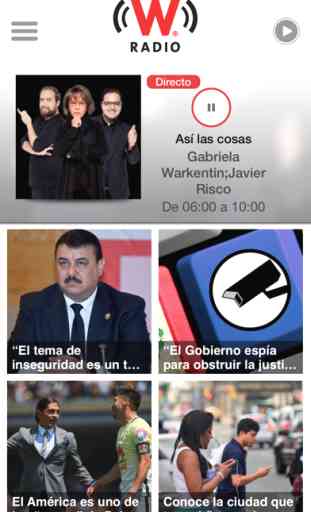 WRadio México para iPhone 1