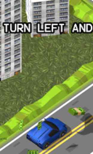 Zig-Zag Nitro Car -  Speed Fast Run to Escape from Furious Road Game 2