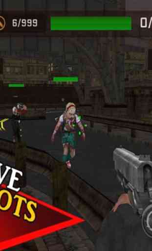 Zombie City Shoot Batalla:Counter-Terrorist y Contra Zombie 3D City 4