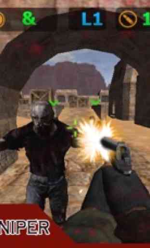 Zombie Sniper 3D - Disparo Crítico: A Real FPS Zombie City 3D Juego de Disparos 1