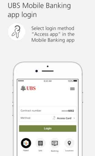 UBS Access: Log in seguro 3