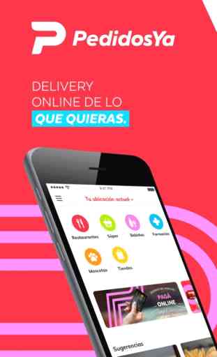 PedidosYa - Delivery App 1