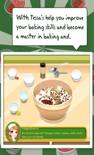 Tessa’s cooking apple strudel – aprender a hacer Taco  en este juego de cocina para niños 4