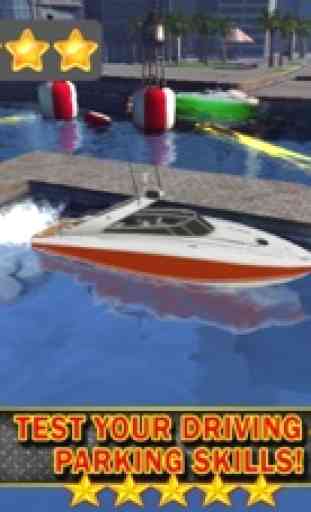 Ace 3D Boat Parking Speedboat Driving Simulator 3