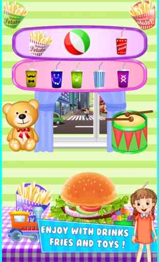 Sky Burger Maker Fiebre de cocinar - Juegos infant 4