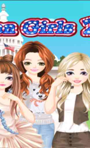 American Girls 2 - Juego de vestir y maquillar para las niñas que aman los juegos de moda 2