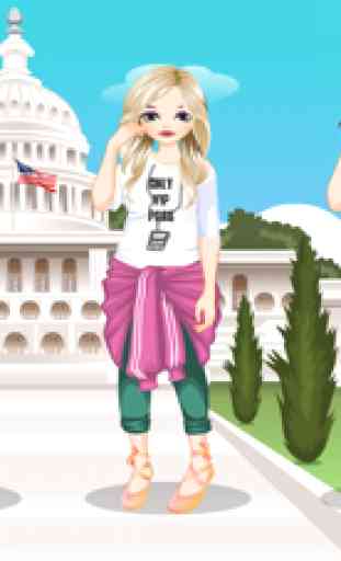 American Girls - Juego de vestir y maquillar para las niñas que aman los juegos de moda 4