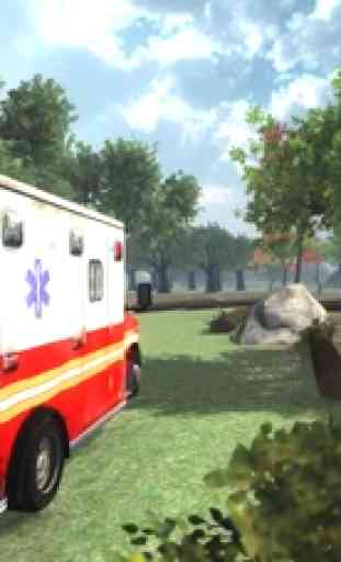 Ambulance Parking - Emergency Hospital Driving Free 3