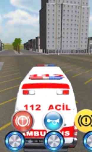 Ambulancia juego de conducción 3