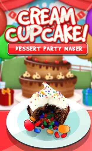 Awesome Cream Cupcake Dessert Party Maker 4