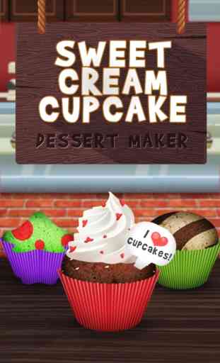Awesome Sweet Cream Cupcake Dessert Maker 1