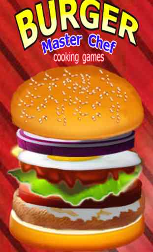 Hamburguesa Hacedor Chef - Juegos de cocina caliente Súper Máster Hamburger Shop Burger King Food Fever 1