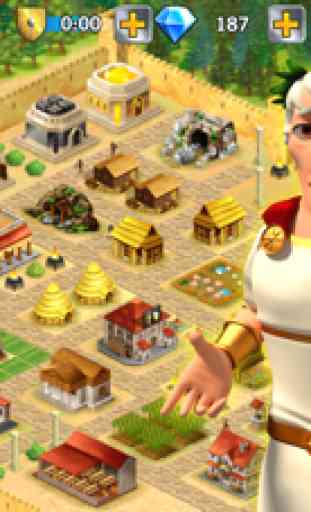 Imperio bélico:guerras romanas (Battle Empire: Roman Wars) - ¡Construye una ciudad romana y pelea para que tu imperio crezca 3