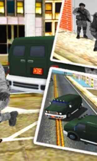 Bank Robbery - crime city police shooting 3D free 2