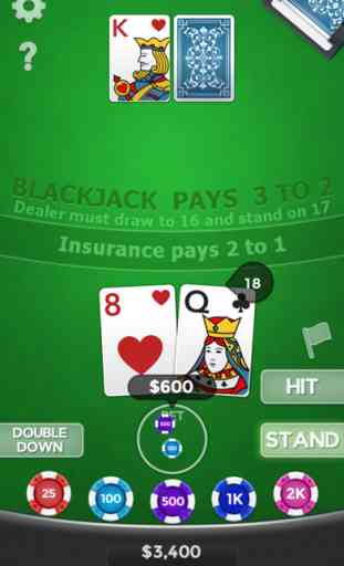 Black Jack 21 Cards Casino 1