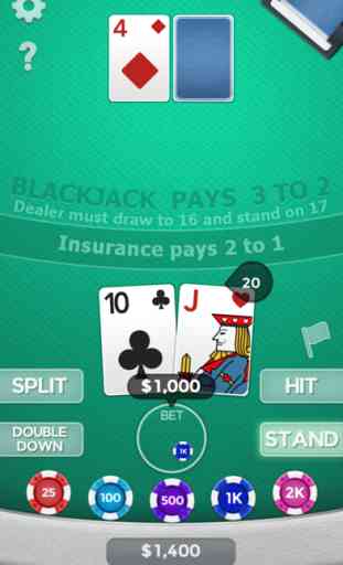 Black Jack 21 Cards Casino 4