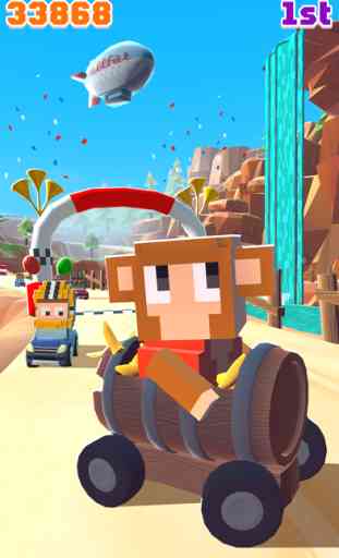 Blocky Racer – Carreras continuas en videojuego 3